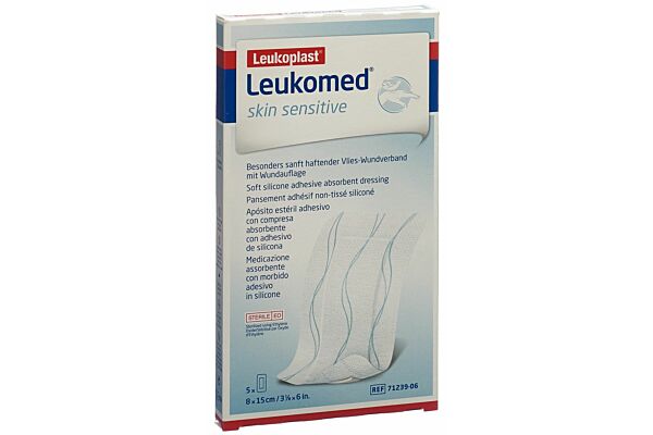 Leukomed skin sensitive 8x15cm 5 pce