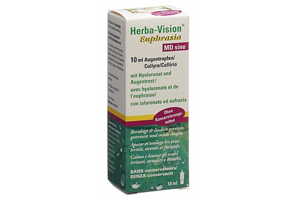 Herba Vision Euphrasia MD sine collyre ophtalmique fl 10 ml