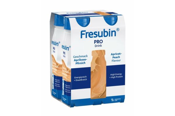 Fresubin Pro Drink abricôt-pêche 4 fl 200 ml