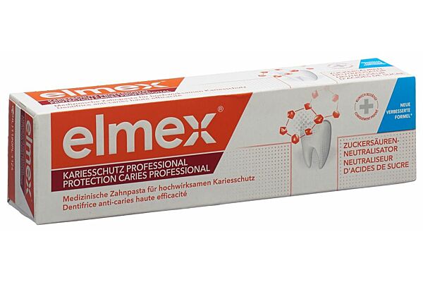 elmex PROTECTION CARIES PROFESSIONAL dentifrice tb 75 ml