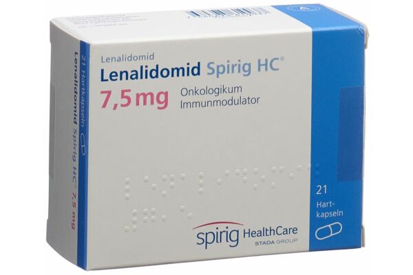 Lénalidomide Spirig HC caps 7.5 mg 21 pce