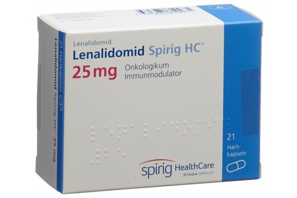 Lénalidomide Spirig HC caps 25 mg 21 pce