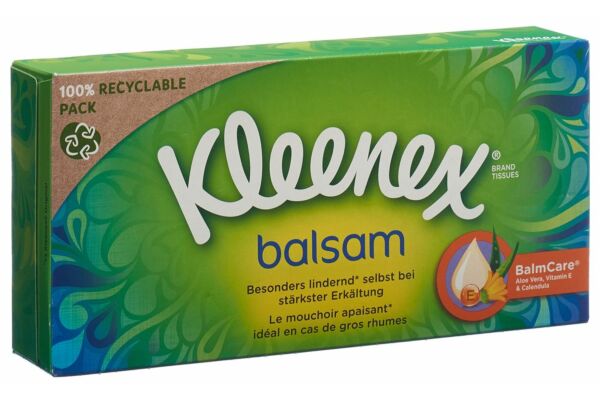 Kleenex Balsam mouchoirs en papier box 56 pce