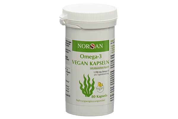 NORSAN Omega-3 caps vegan bte 80 pce