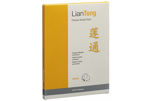 LianTong Chinese Herbal Intense Patch 10x14cm 5 pce