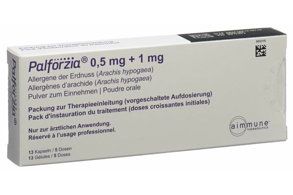Palforzia phase initiale à doses croissantes pdr 2x0.5mg/11x1mg 13 pce