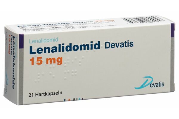 Lenalidomid Devatis Kaps 15 mg 21 Stk