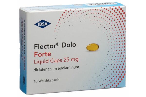 Flector Dolo Forte Liquid Caps 25 mg 10 pce