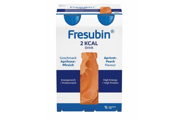 Fresubin 2 kcal DRINK abricot-pêche 4 fl 200 ml