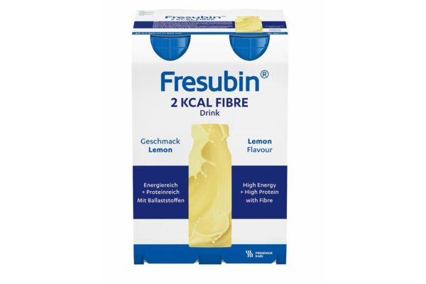 Fresubin 2 kcal Fibre DRINK Lemon 4 Fl 200 ml