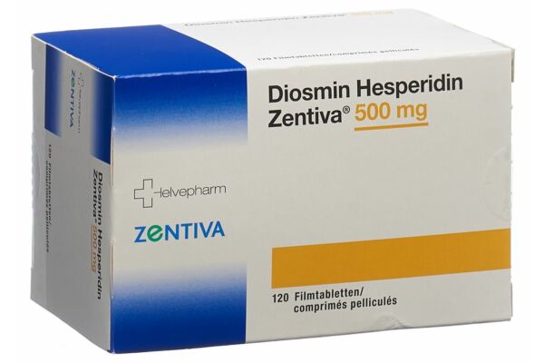 Diosmin Hesperidin Zentiva Filmtabl 500 mg 120 Stk