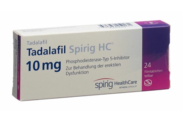 Tadalafil Spirig HC Filmtabl 10 mg 24 Stk