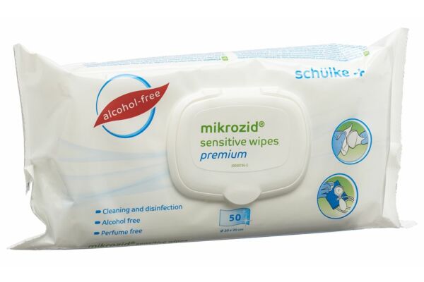 mikrozid Sensitive wipes premium Btl 50 Stk