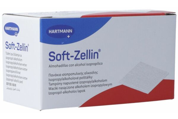 Soft Zellin pads alcool 100 pce