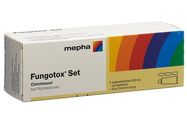 Fungotox Set 3 Vaginaltabletten und 20 g Creme