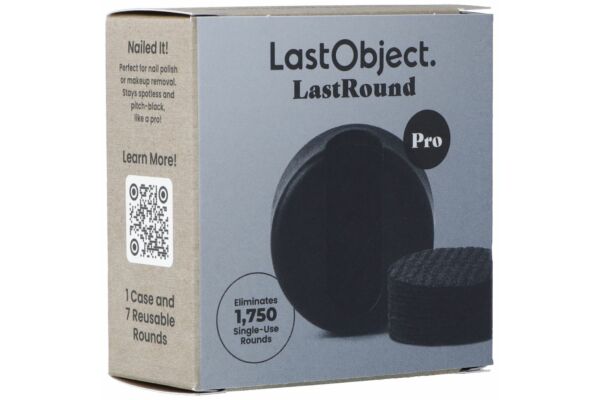 LastRound PRO disques démaquillants réutilisables noir