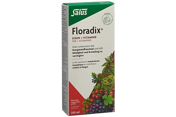Floradix Fer + vitamines fl 250 ml