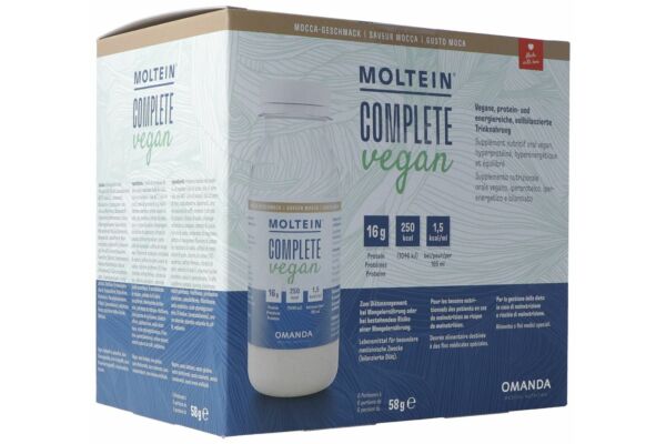 Moltein Complete végan mocca 6 fl 58 g