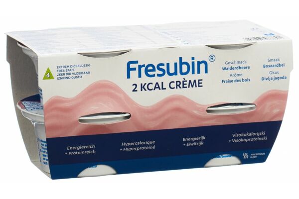 Fresubin 2 kcal Crème fraise des bois 4 x 125 g