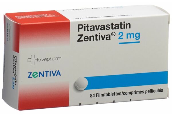 Pitavastatin Zentiva Filmtabl 2 mg 84 Stk