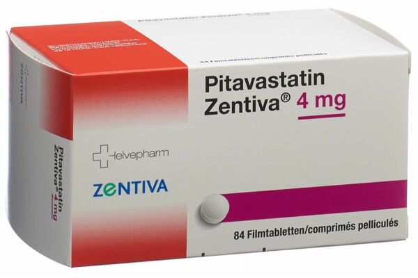 Pitavastatin Zentiva Filmtabl 4 mg 84 Stk