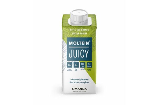 Moltein Juicy Apfel 4 Tetra 200 ml