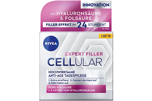 Nivea Cellular Expert Filler Anti-Age Tagespflege LSF15 Topf 50 ml