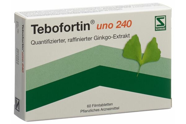 Tebofortin uno cpr pell 240 mg 60 pce