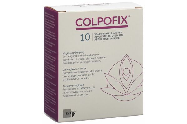 COLPOFIX gel vaginal en spray avec 10 applicateurs 20 ml