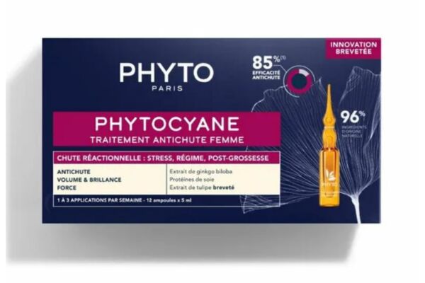 Phyto Phytocyane Women Reac allemand/italien 12 fl 5 ml