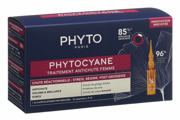 Phyto Phytocyane Women Reac français 12 fl 5 ml