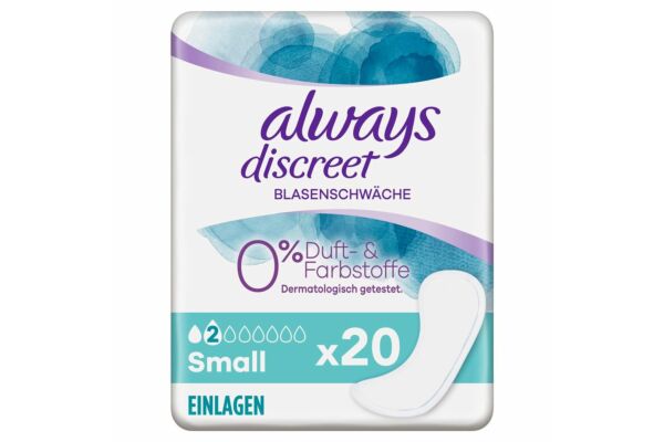 always Discreet incontinence Small 0% sach 20 pce