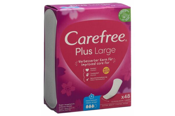 Carefree Plus Large Fresh carton 48 pce