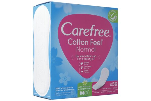 Carefree Cotton Feel Aloe Karton 56 Stk