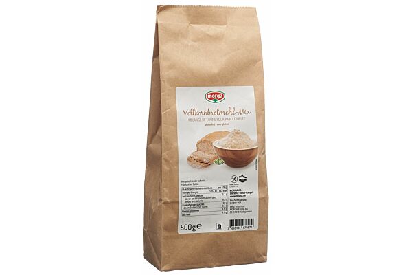 Morga mélange de farine pour pain complet sans gluten bio sach 500 g