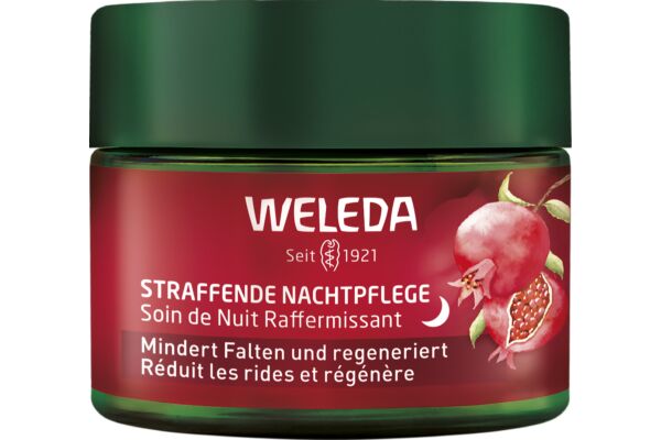 Weleda Straffende Nachtpflege Granatapfel & Maca-Peptide Topf 40 ml