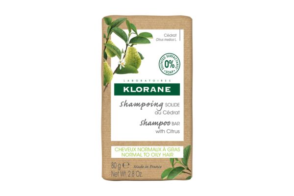 Klorane Shampoo solide cédrat 80 g