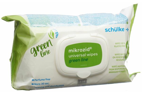 mikrozid universal wipes greenline SP sach 114 pce