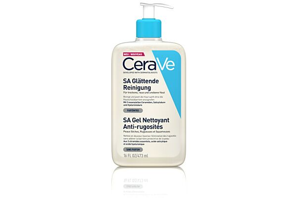 CeraVe SA Gel nettoyant Anti-rugosités dist 473 ml