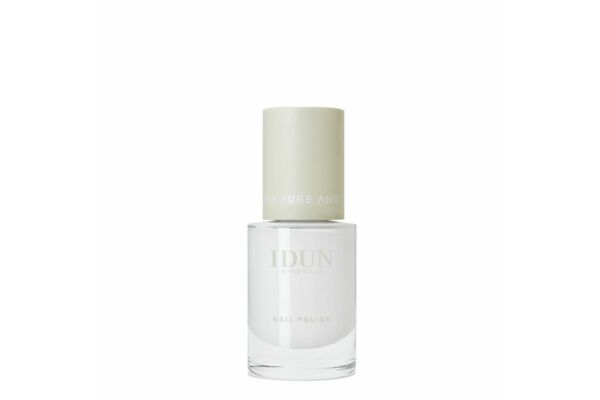 IDUN Minerals Nail Polish Mansten Classic White Fl 11 ml