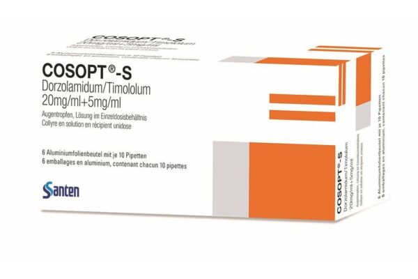 Cosopt-S Gtt Opht 60 x 0.2 ml