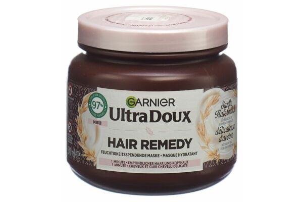 Ultra Doux Hair Remedy Maske sanfte Hafermilch Topf 340 ml