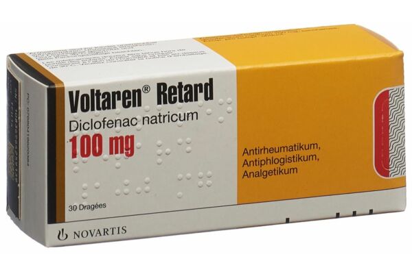 Voltarène Retard drag ret 100 mg 30 pce