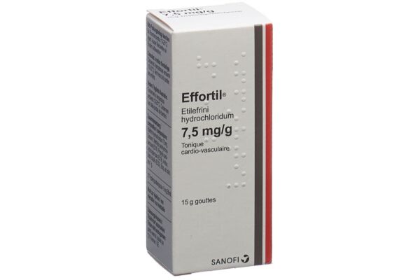 Effortil gouttes 7.5 mg/g 15 g