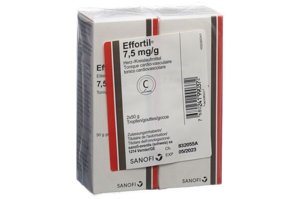 Effortil Tropfen 7.5 mg/g 2 x 50 g