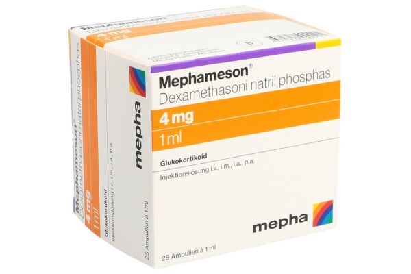 Mephameson Inj Lös 4 mg/ml 25 Amp 1 ml
