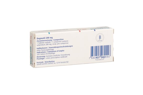 Dogmatil cpr 200 mg 12 pce
