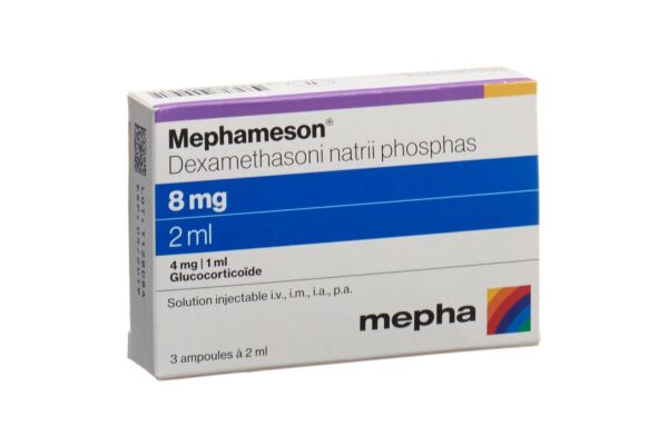 Mephameson Inj Lös 8 mg/2ml 3 Amp 2 ml