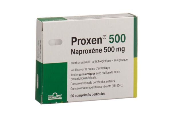 Proxen cpr pell 500 mg 20 pce