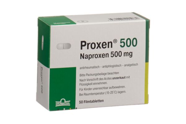 Proxen Filmtabl 500 mg 50 Stk
